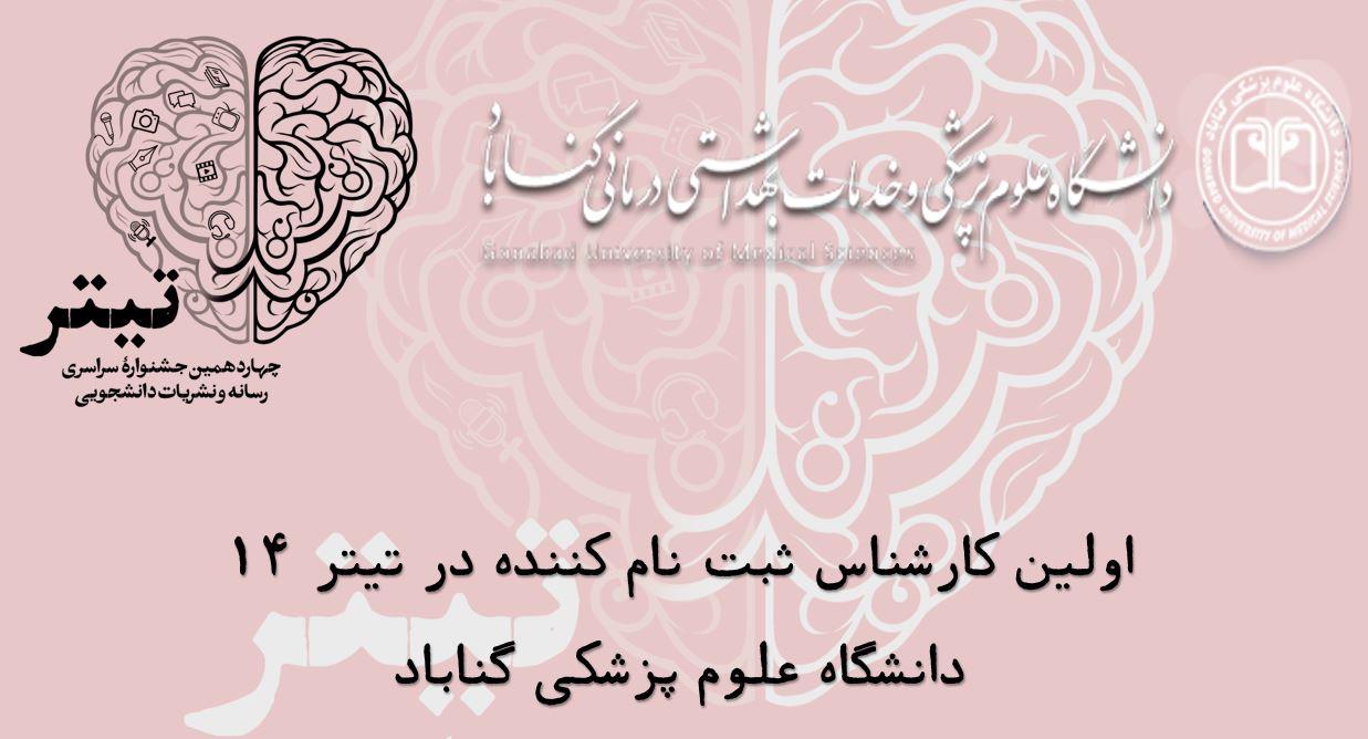 نخستین کارشناس دبیرخانه نشریات ثبت نام شده در سامانه تیتر14 پایگاه خبری جشنواره تیتر