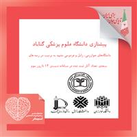 پیشتازی دانشگاه علوم پزشکی گناباد در ارسال آثار به جشنواره تیتر14